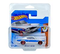 Hot Wheels AMC Rebel Machine (rojo, blanco y azul) 5/10 Muscle Mania 2021 - 219/250 (tarjeta corta) GTB44 *** Viene en una funda protectora KLAS para coleccionistas ***