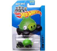 Hot Wheels Angry Birds Minion Pig, HW City 81/250 [Verde]
