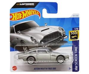 Hot Wheels - Aston Martin 1963 DB5 - HW Screen Time 7/10 - HTB36 - Short Card - 007 James Bond - 60 Goldfinger Sixty Years - Mattel 2024-1:64
