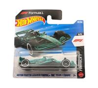 Hot Wheels Aston Martin Aramco Formula One Team - Formula 1-5/5 - JJJ25 - Short Card - Verde - Coche de carreras F1 - Mattel 2026 (185/250) - Fórmula 1-1:64