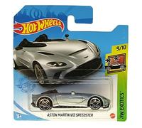 Hot Wheels - Aston Martin V12 Speedster - HW Exotics 9/10 - GRX58 - Short Card - Plata metálica - Mattel 2021