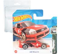 Hot Wheels Audi ´90 Quattro Retro Racers 6/10 (77/250) HKJ81 Short Card Mattel 2023 + Blister & Card Protector Pack Friki Monkey