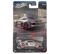 Hot Wheels - Audi R8 LMS - JKY16 - Silver Series 2/5 - GRT01 - Premium Card - Plata - Modelo oficial - Mattel 2026-1:64 - Audi Collection - Race Car