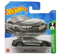 Hot Wheels - Audi RS E-Tron GT - HW Green Speed 5/5 - HCR99 - Short Card - Gris oscuro metálico - Mattel 2022