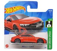 Hot Wheels - Audi RS E-Tron GT - HW Green Speed 5/5 - HCX39 - Short Card - Vehículos eléctricos - rojo - Mattel 2022