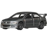 Hot Wheels Auto de juguete coleccionable de alta calidad, escala 1:64, Mitsubishi Lancer Evolution IX, Ronin Run 2, vehículo con neumáticos reales