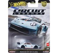 Hot Wheels Auto de juguete coleccionable de cultura de coches de alta calidad, escala 1:64, Aston Martin Vantage GTE, vehículo de leyendas del circuito con neumáticos reales