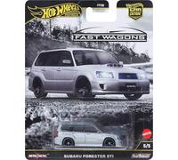 Hot Wheels Auto de Juguete Coleccionable, Escala 1:64, Subaru Forester STI, Ronin Run 2, vehículo con neumáticos Reales