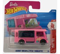 Hot Wheels - Barbie Dream Camper - HW Mattel Serie 1/5 - JJH96 - Short Card - Bus Camping Rosa 21/250 - Mattel 2026-1:64 - Coleccionable