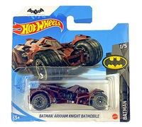 Hot-Wheels Batman Arkham Knight Batmobile (rojo oscuro) 1/5 Batman 2021 - 8/250 (tarjeta corta) GRX86