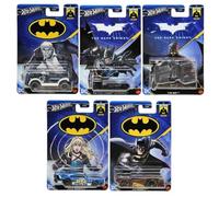 Hot Wheels Batman - Colección de vehículos fundidos a presión, juego de 5 unidades, DC Comics HDG89-956M Mix 4 2024