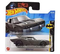 Hot Wheels - Batmobile - Batman 5/5 - HCT65 - Short Card - DC - Gris oscuro - Mattel 2022