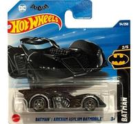 Hot Wheels Batmóvil de Batman Arkham Asylum negro HYX81 - Modelo DC licenciado - Serie Batman 2025 - 1:64