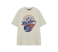 Hot Wheels Beige Original Stunt Brant Camiseta de manga corta Hombres