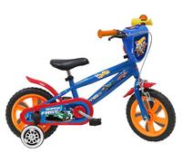 Hot Wheels Bicicleta, Bebés niños, Azul-Naranja, 12 pollici