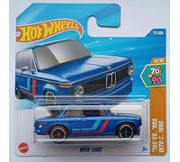 Hot Wheels BMW 2002 Azul (JBB61) - Serie 70 Vs 90 5/10 2025 - Modelo de Coche a Escala 1:64 de Metal Fundido a Presión Licenciado por BMW AG
