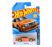 Hot Wheels - BMW 635 CSi - JBB84 - Wild Widebody 1/5 - Coche de turismo naranja a escala 1:64 - Modelo BMW con licencia con diseño Castrol Motorsport - Mattel 2025 (185/250)