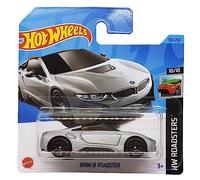 Hot Wheels - BMW i8 Roadster - HW Roadsters 10/10 - HKH44 - Short Card - Plata metálica - Mattel 2023