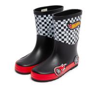 Hot Wheels Botas de lluvia de goma para niños - Botas de piloto de carreras