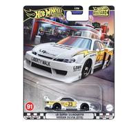 Hot Wheels Boulevard, LB Super Silueta Nissan Silvia (S15), Escala 1:64, Coche de Juguete de Metal