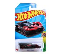 Hot Wheels - Bugatti Bolide - HW Exotics 3/10 - HTF08 - Tarjeta corta - Super Sports Car Edad 3+ - Rojo/Negro - Mattel 2024-1:64