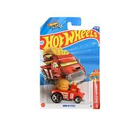 Hot Wheels Buns of Steel Diecast Car Rojo Let's Race Series 5/5 Escala 1:64 153/250