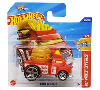 Hot Wheels - Buns of Steel - Vamos a correr 5/5 - HYY88 - Tarjeta corta - Hamburguesa y patatas fritas - Netflix - Mattel 2025-1:64