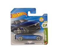 Hot Wheels - Cadillac Celestiq - JJH49 - HW EV 10/10 - Short Card - Azul metálico - Modelo oficial - Mattel 2026 (163/250) - 1:64