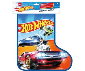 Hot Wheels Calcetín sorpresas 2026, Juego con vehículo, Estuche para Colorear, capellino, Pegatinas, JNB78