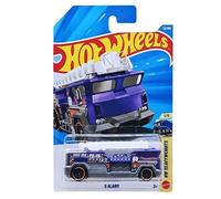 Hot Wheels Camión de bomberos de 5 alarmas [púrpura] Pesos pesados 1/5, 32/250, escala 1:64 Vehículo de juguete fundido a presión