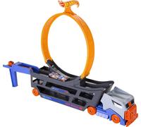 Hot Wheels Camión Looping acrobático, Accesorios para Pistas de Coches de Juguetes (Mattel GCK38), Multicolor