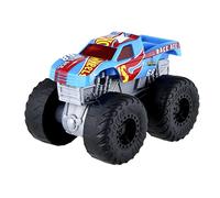 Hot Wheels Camión Monster Trucks Roarin’ Wreckers Race Ace - Ruedas Gigantes - Emite Luces y Sonidos - Escala 1:43 - Regalo para Niños de 3+ Años