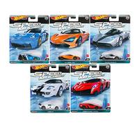 Hot Wheels Car Culture 2023 Speed Machines - Juego completo de 5 vehículos fundidos a presión de FPY86-959A