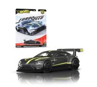Hot Wheels Car Culture Premium, coche de juguete a escala 1:64 fabricado en metal fundido a presión, Aston Martin Vantage GTE con neumáticos Real Riders y carrocería/chasis de metal, Eurospeed, JBK56