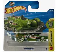 Hot Wheels - Carbonator - Experimotors 1/5 - JJH89 - Short Card - Vehículo futurista de carreras verde claro - Modelo de fantasía - Mattel 2026-1:64