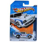 Hot Wheels Chevrolet '57, HW Racing '11 10/10 [blanco/azul] 160/244