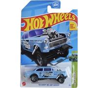 Hot Wheels Chevy Bel Air Gasser '55, HW Gassers 1/5 [Azul] 110/250