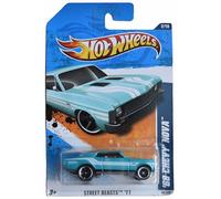 Hot Wheels Chevy Nova '68, Street Beasts '11 2/10 [verde azulado] 82/244