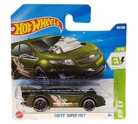 Hot Wheels - Chevy Super Volt - HW EV 7/10 - HYY99 - Short Card - Verde oscuro - Mattel 2025-1:64