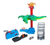 Hot Wheels City Dragón Air Attack Pista de Coches de Juguete, Incluye 1 vehículo (Mattel GYV95)