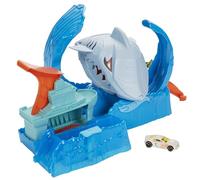 Hot Wheels - City Pista de Coches de Juguete Salto de Tiburón Color Shifter (Mattel GJL12)