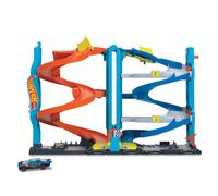 Hot Wheels City Racetrack, Transforming Race Tower, 2-in-1 Tower Mode or Race Mo