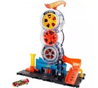 Hot Wheels City: Set de juego Super Twist Taller de Llantas