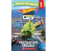 Hot Wheels City: Triceratops Trouble - Ready-to-Read Level 1 (Mattel)