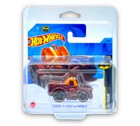 Hot Wheels Classic TV Series Batmobile (rojo y naranja) 1/5 Batman 2023-3/250 (tarjeta corta) - Viene en una funda protectora para coleccionistas de KLAS - HKG97