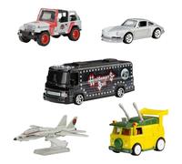 Hot Wheels Coche de colección de Cultura Pop Premium Volkswagen Kool Combi Coche, diseño temático 1:64, Estructura de Metal para niños a Partir de 3 años