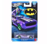 Hot Wheels Coche de Juguete, Batman HI-Roller II a Escala 1:64, vehículo de fundición a presión, con temática de Batman