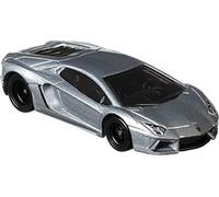 Hot Wheels Coche de Juguete Lamborghini Aventador Plata Escala 1:64 Adulto Unisex 3 Años en Adelante