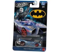 Hot Wheels - Coche de juguete temático de Batman a escala 1:64, prototipo H-24, vehículo fundido a presión, héroe popular o villano de la franquicia global