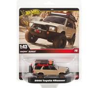Hot Wheels Coche de metal prémium para niños Toyota 4 Runner Real Riders 2000